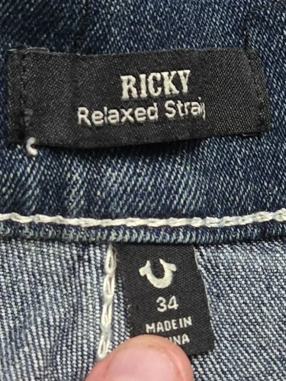 BRAND NEW! - True Religion - Ricky - 34x34 Relaxed Straight